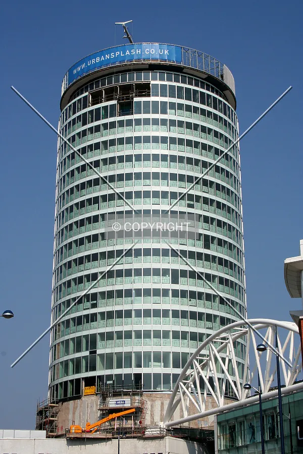 Looking up at the tower