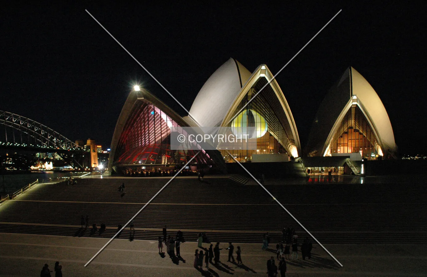 Night view from the south