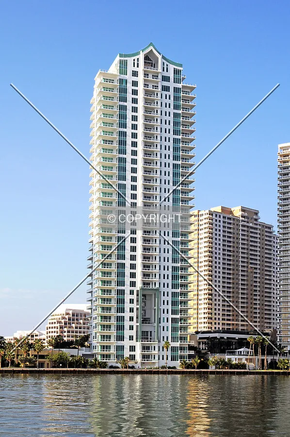 View from the north across the Miami River