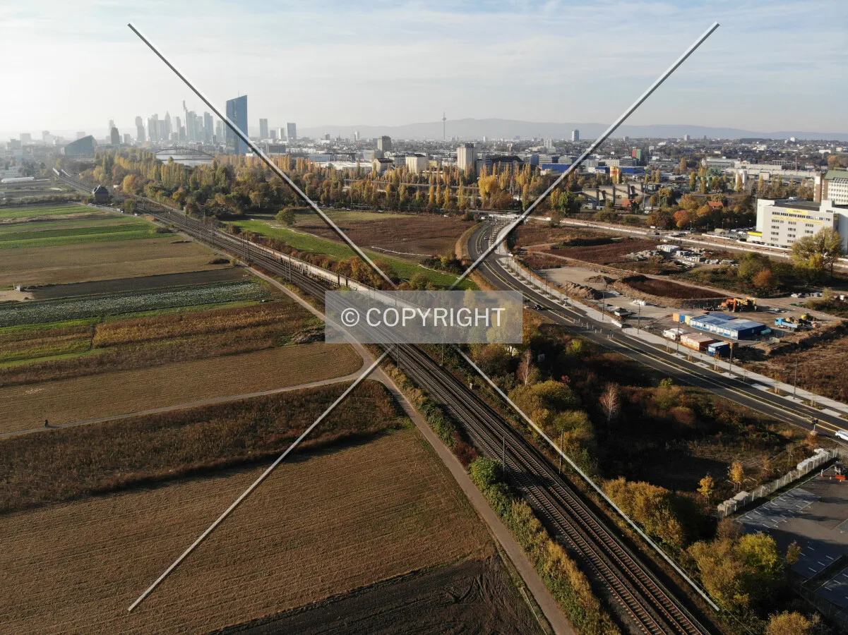 Frankfurt as seen from Offenbach