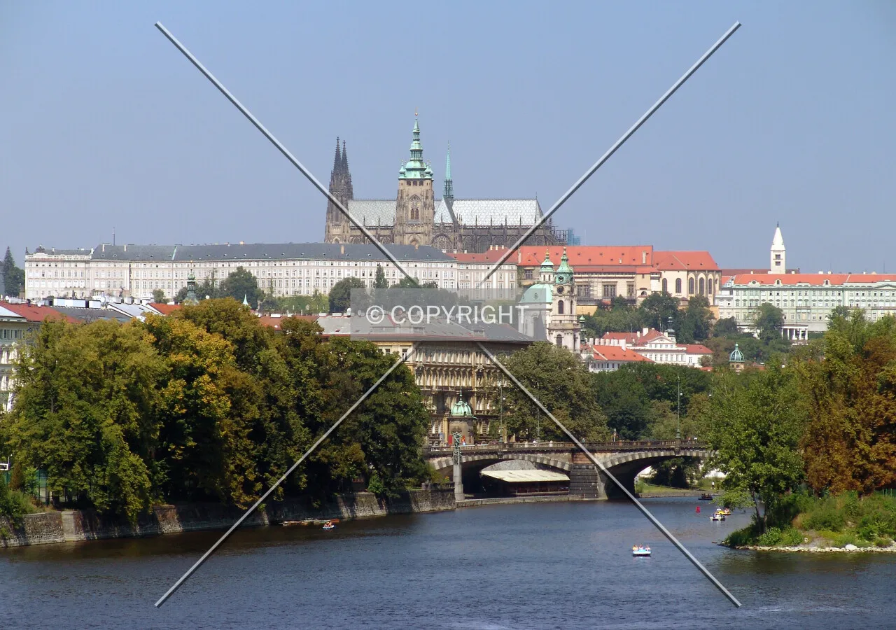 Distant view from Jirásek Bridge
