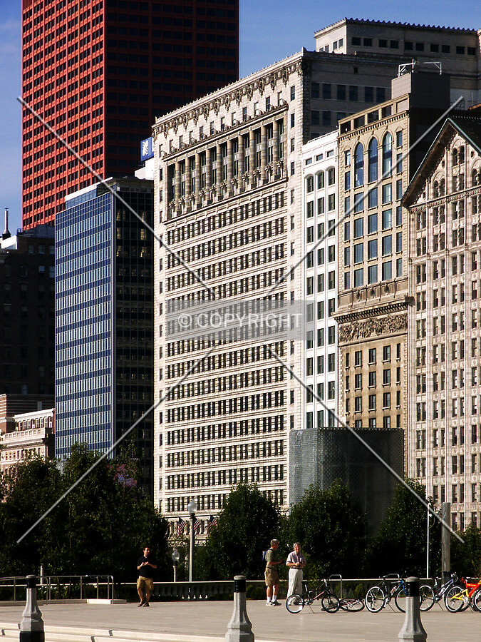 East facade from Millennium Park