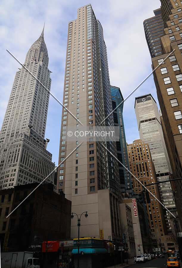 Wide-angle view of 3rd Avenue side