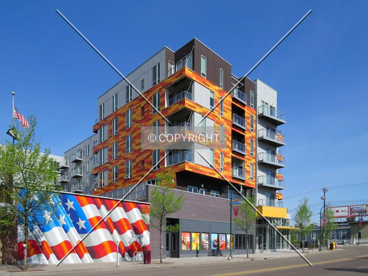 View to the northwest across Lyndale Avenue South