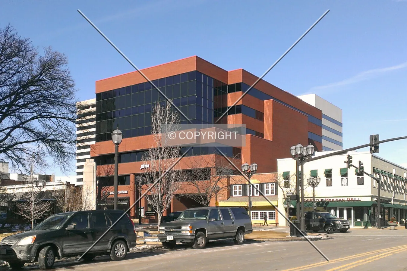 View from the southeast on January 4, 2014
