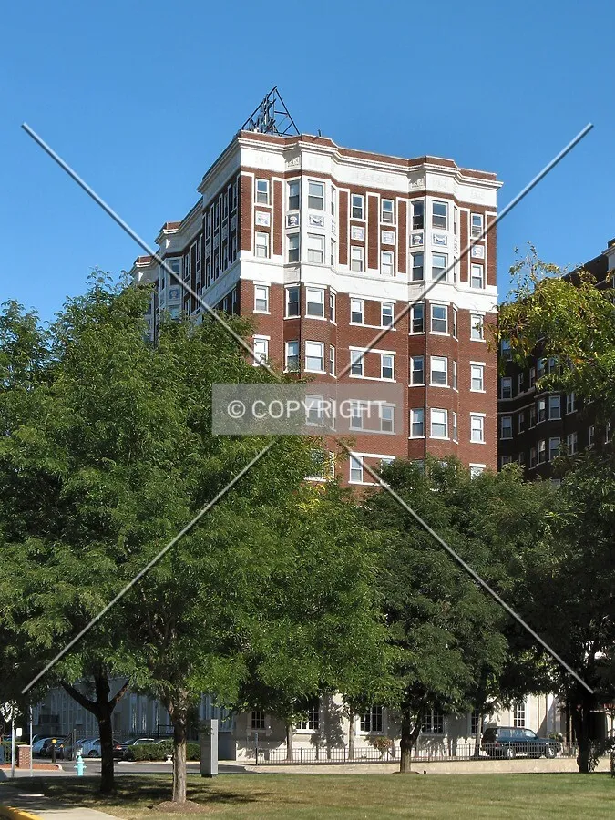 View to the southeast from West 27th Street