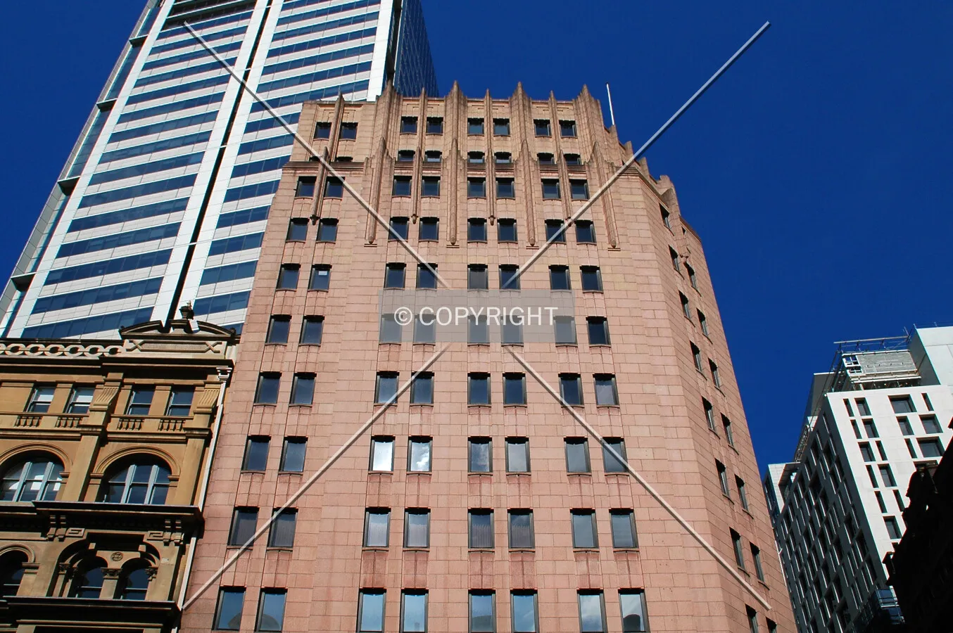 Looking up the west side