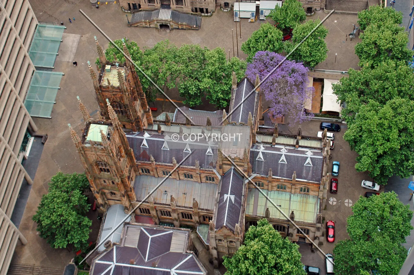 Elevated view