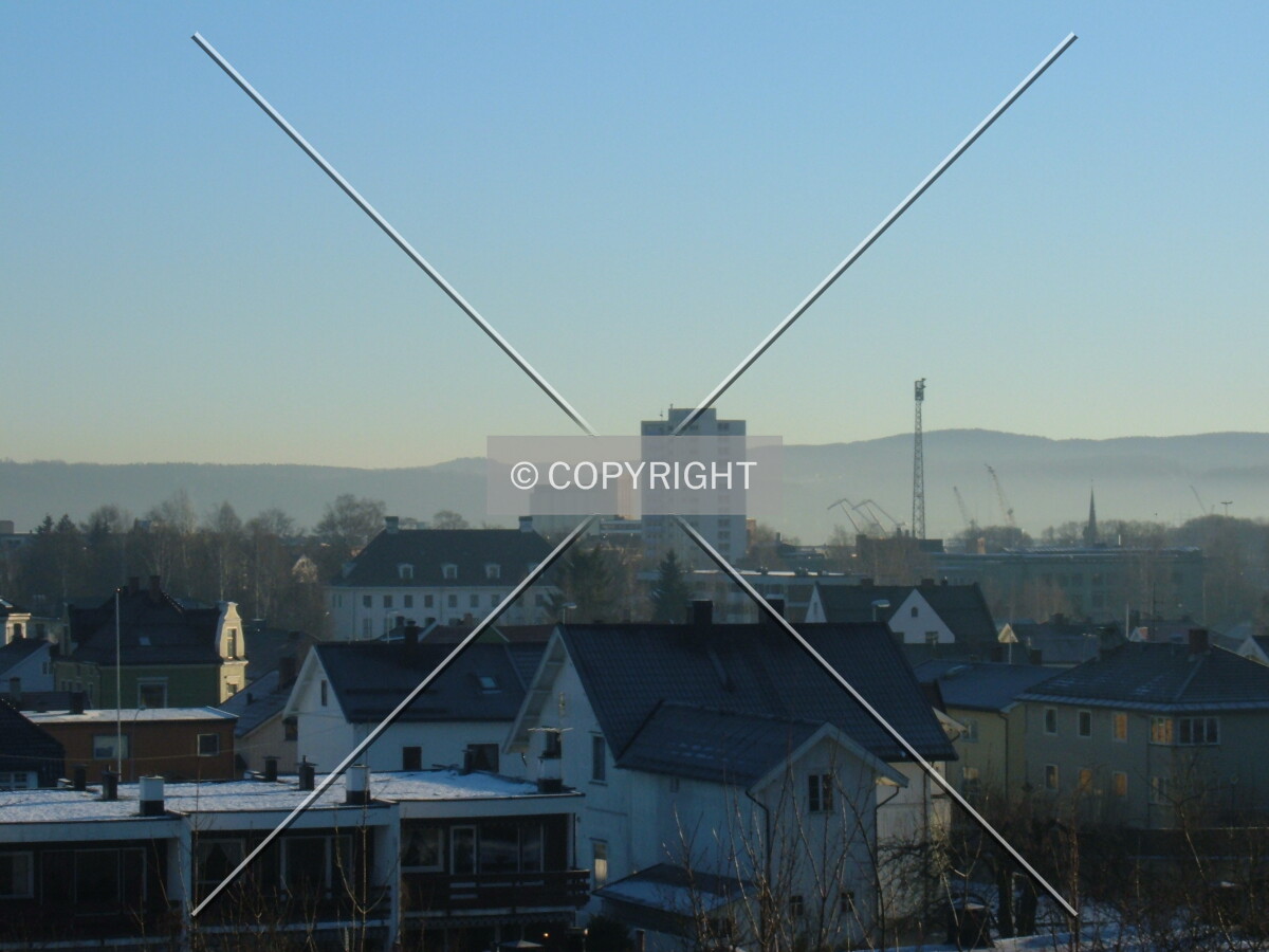 View to the west from Konnerudgata