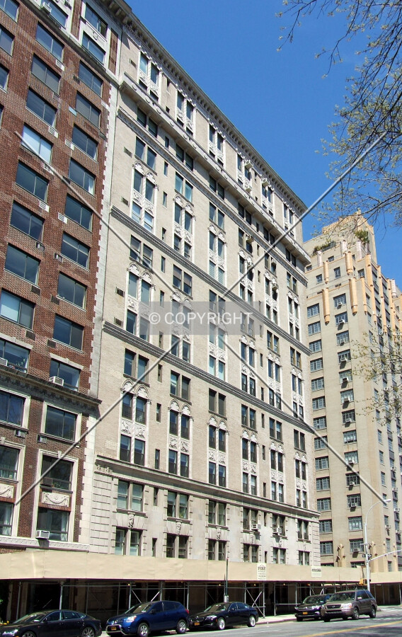 View from the southeast on Central Park West