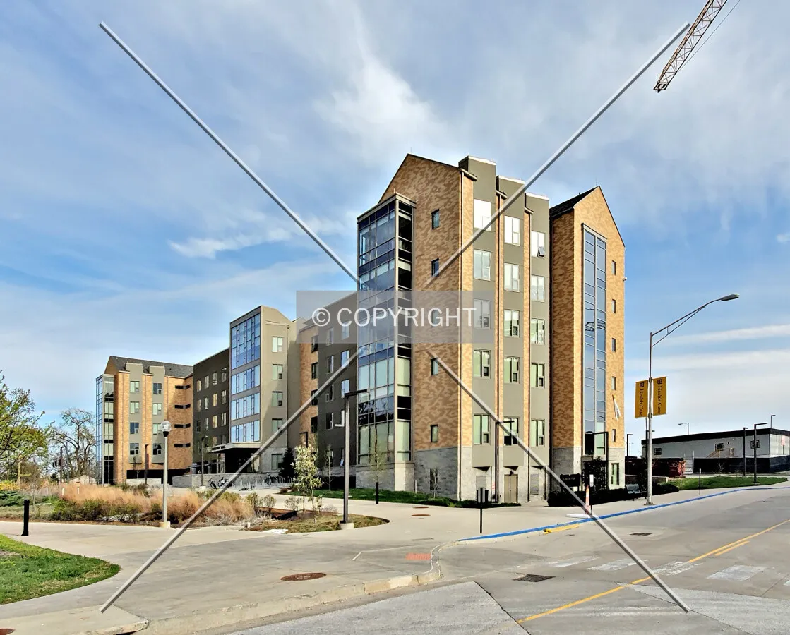 Northwest view; April 13, 2020