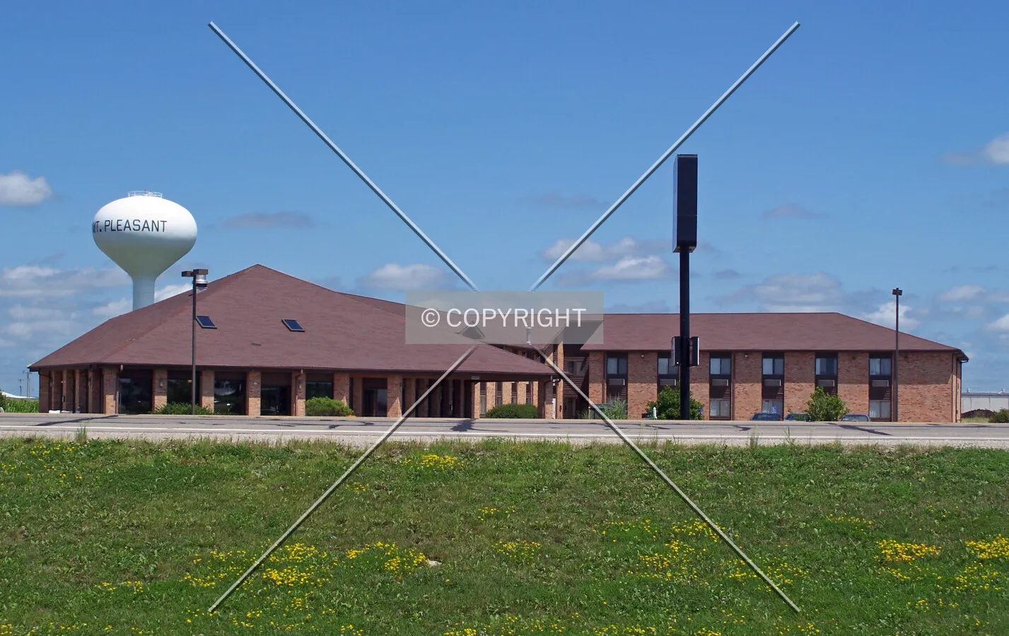 View from the west; July 28, 2008