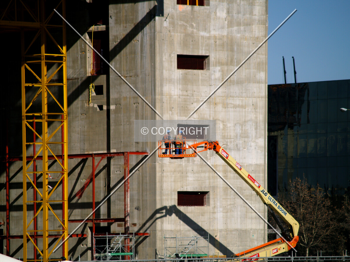 Works being done at the base