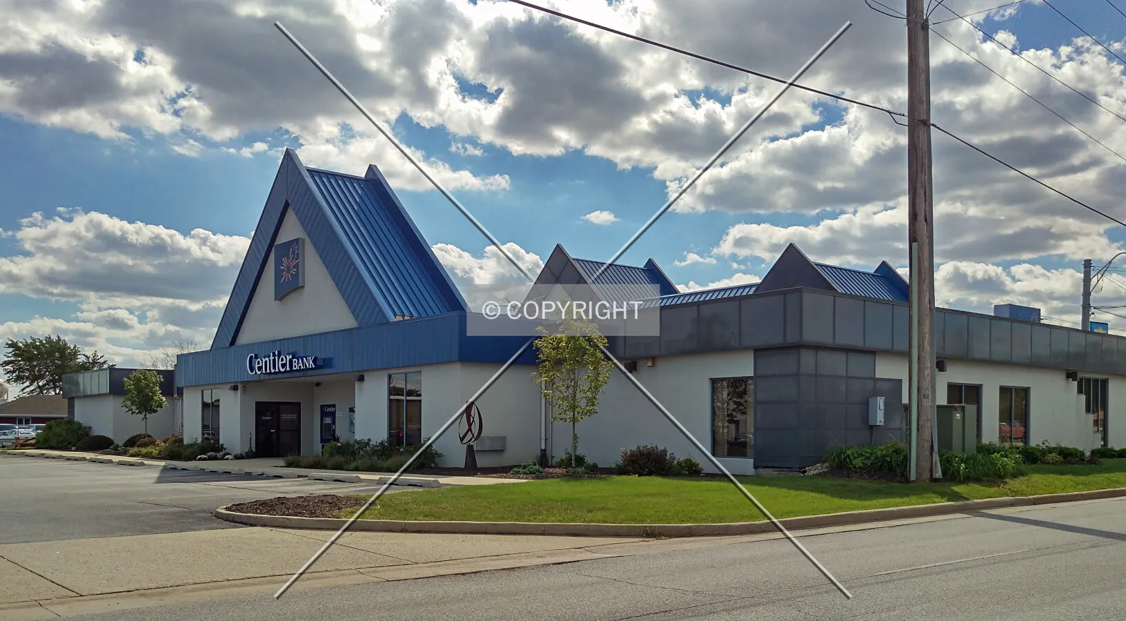 View from the northwest; September 13, 2015