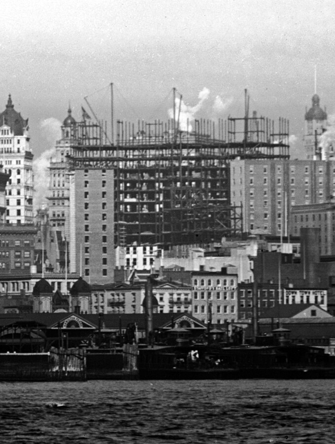Vintage view from the south