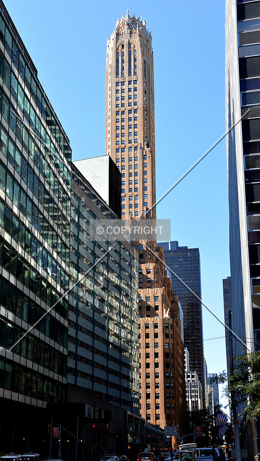 View from the southeast along 51st Street from 3rd Avenue