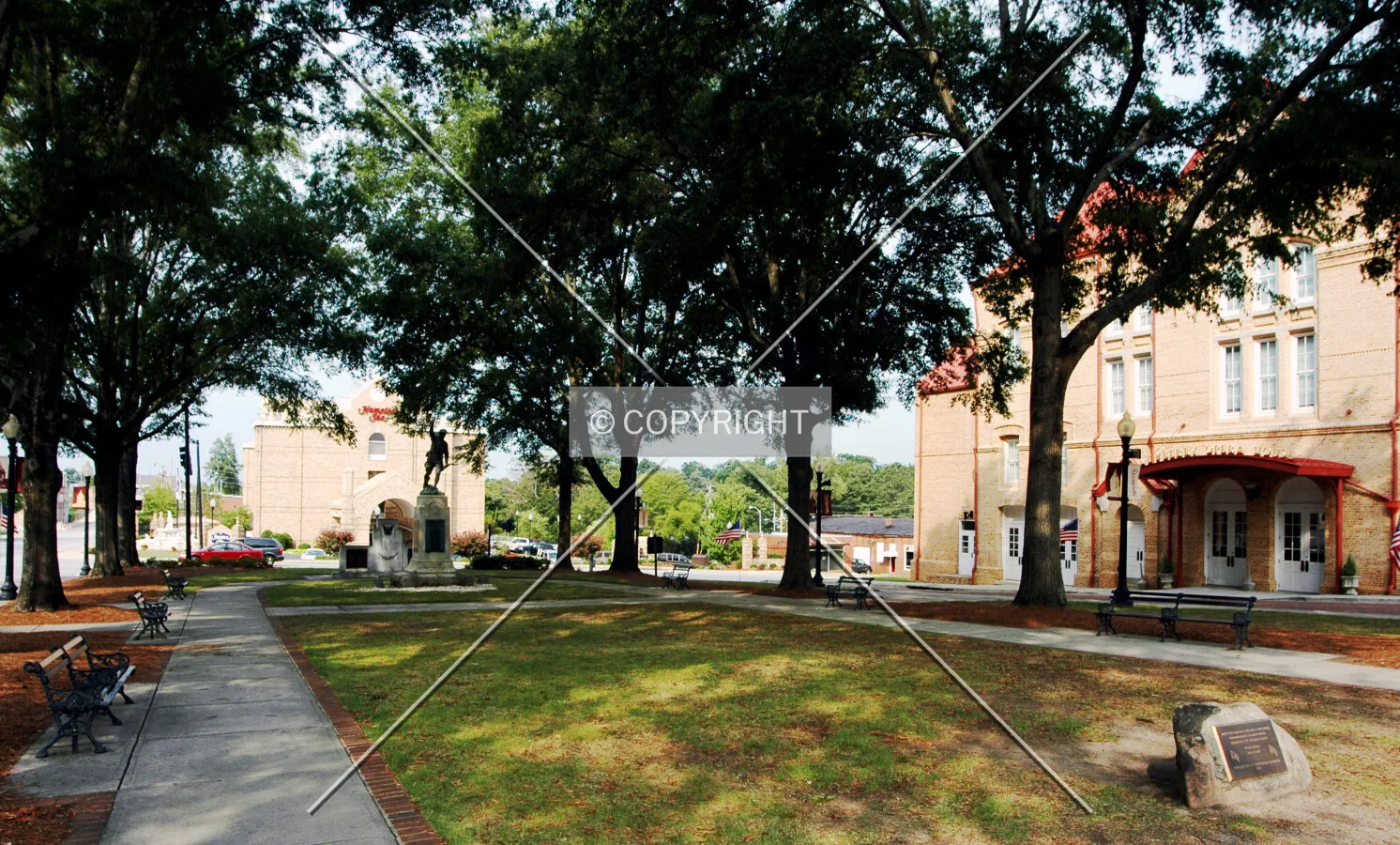 View towards the west from Main Street