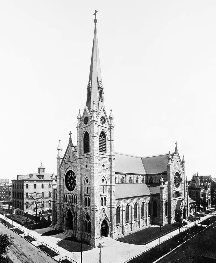 Vintage view from the southwest circa 1895