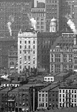Vintage view from the southeast