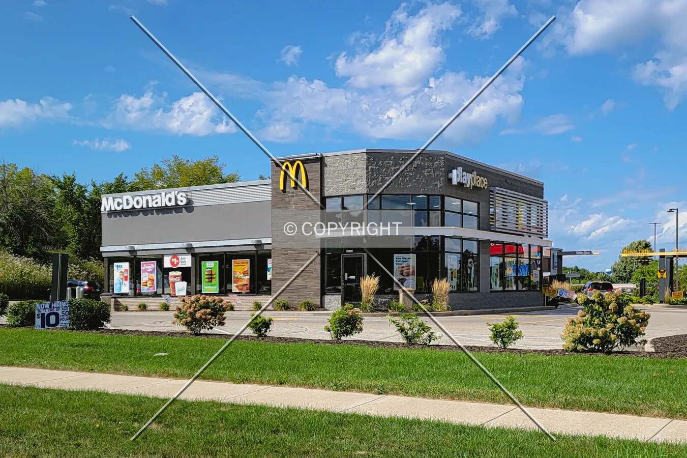 From the southeast; September 5, 2021