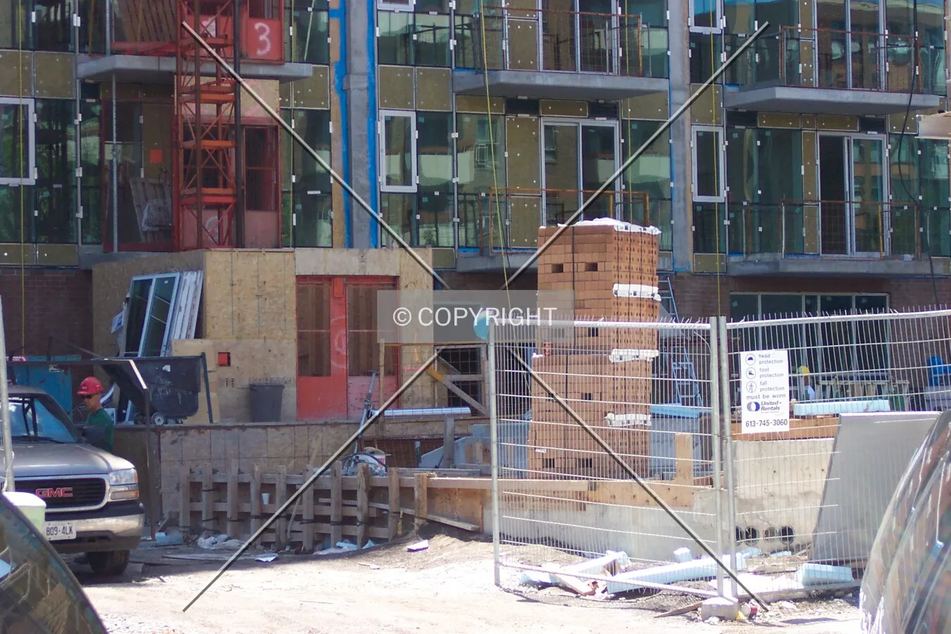 The construction site