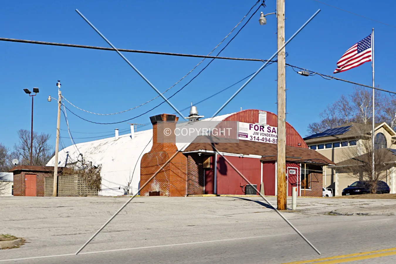 View from the southwest; January 5, 2016