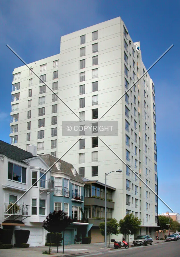 Viewed from the west on Chestnut
