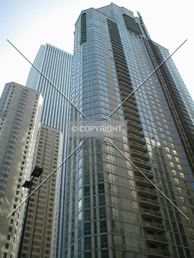 View from upper Columbus Drive at East South Water Street