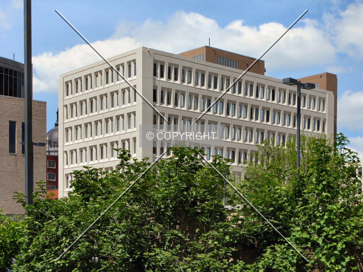 View to the north from Grand Avenue