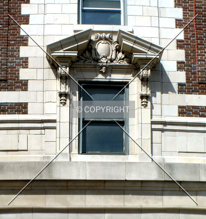 Window detail from the east