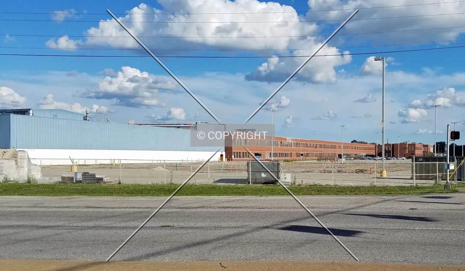 View from the northwest; June 24, 2017