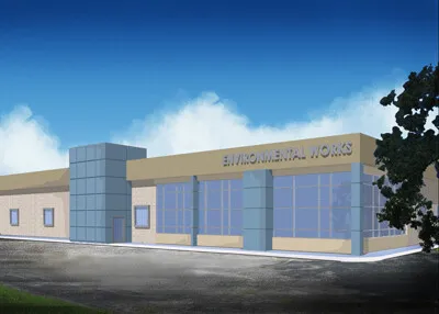 Rendering of completed renovations