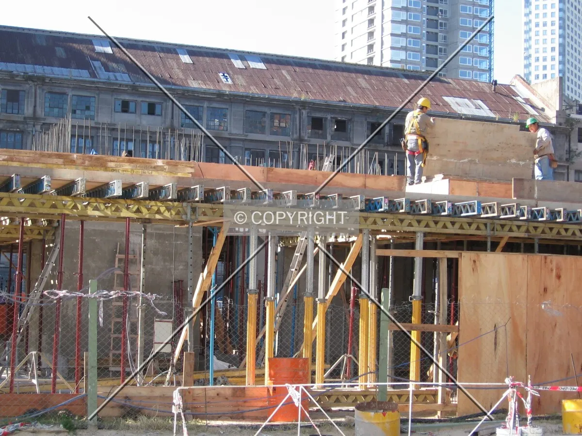 Working on first floor