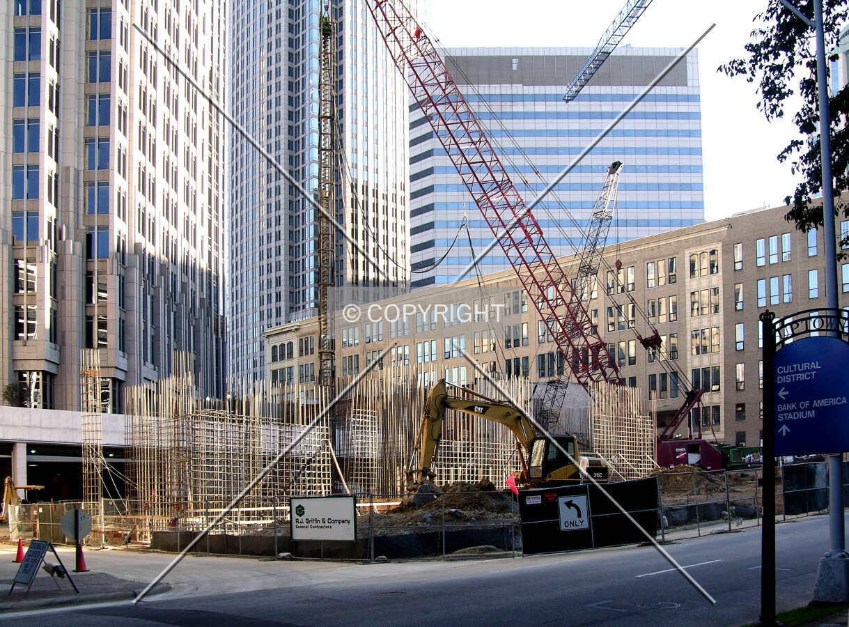 Looking southeast across Church Street
