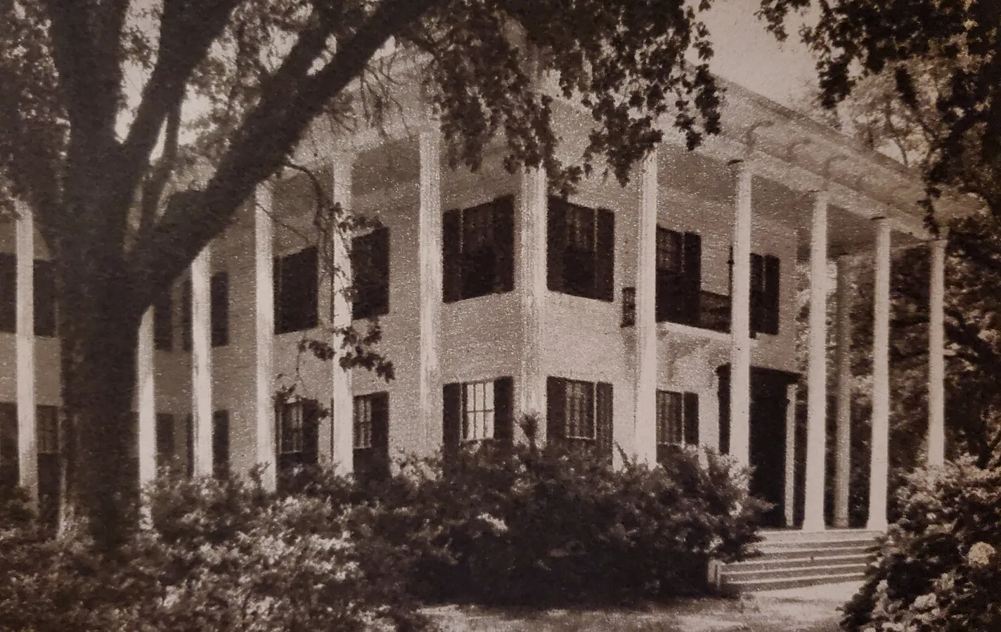 Vintage 1940's view from the southwest