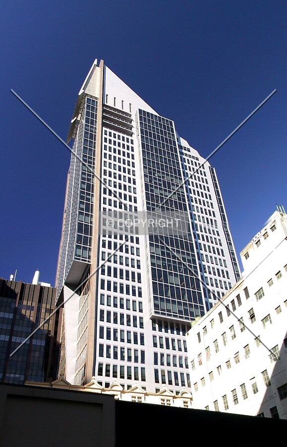 Looking up from George Street
