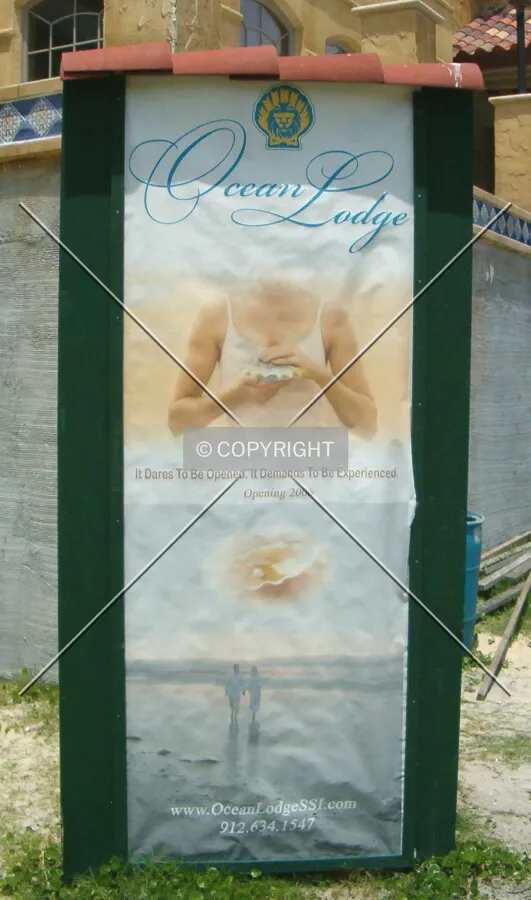 Advertising sign
