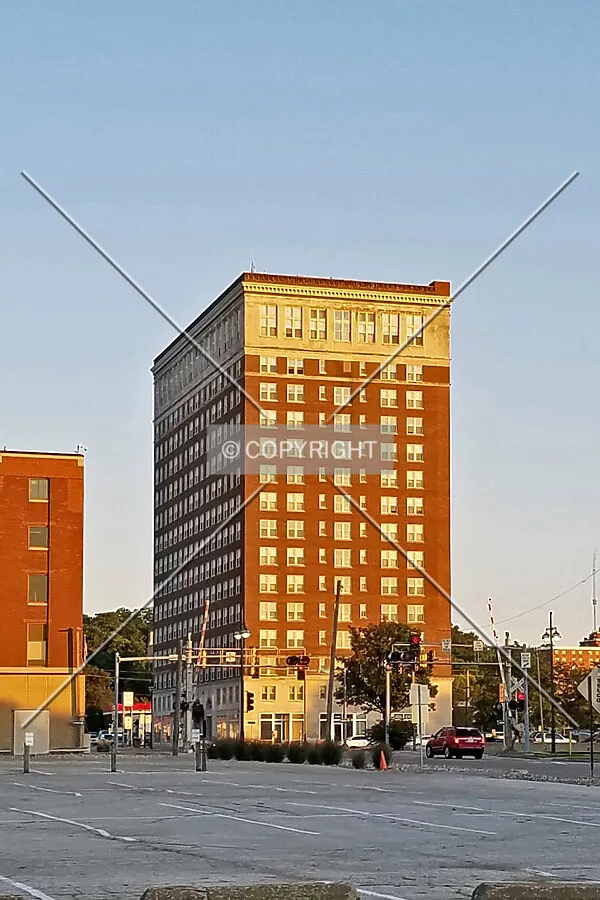 View from the north; August 12, 2017