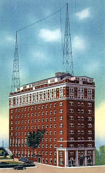 Vintage view from the northwest