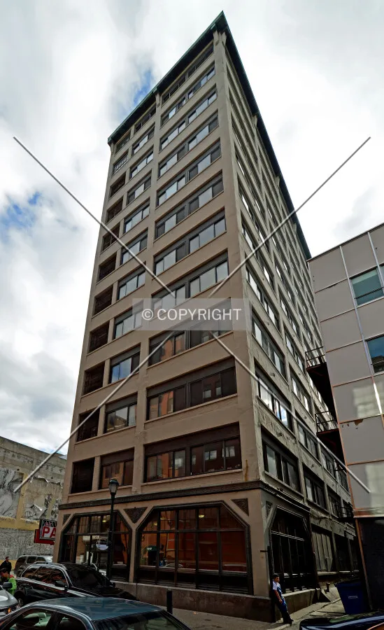 View from the northwest on Sansom Street