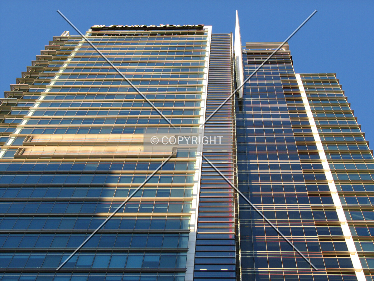 Looking up from George Street