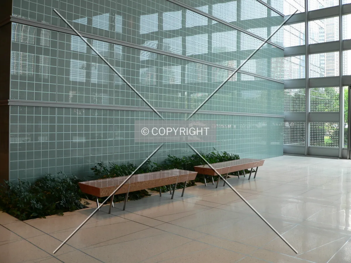 A seating area in the northeastern part of the lobby