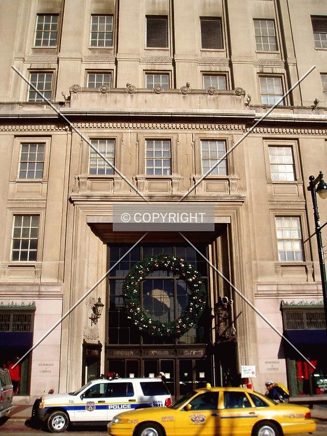 The main entrance on Market Street