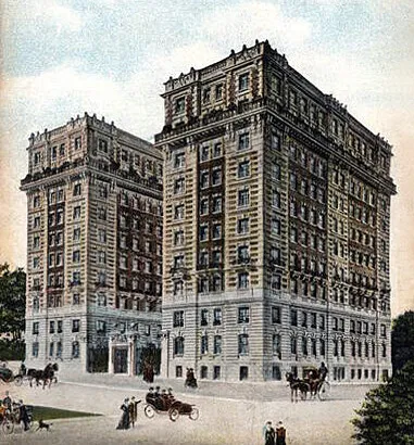 Vintage view from the south