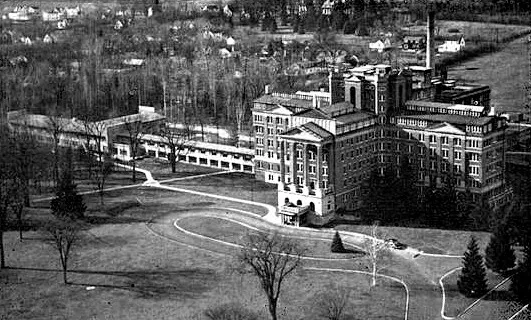 Vintage view from the northeast