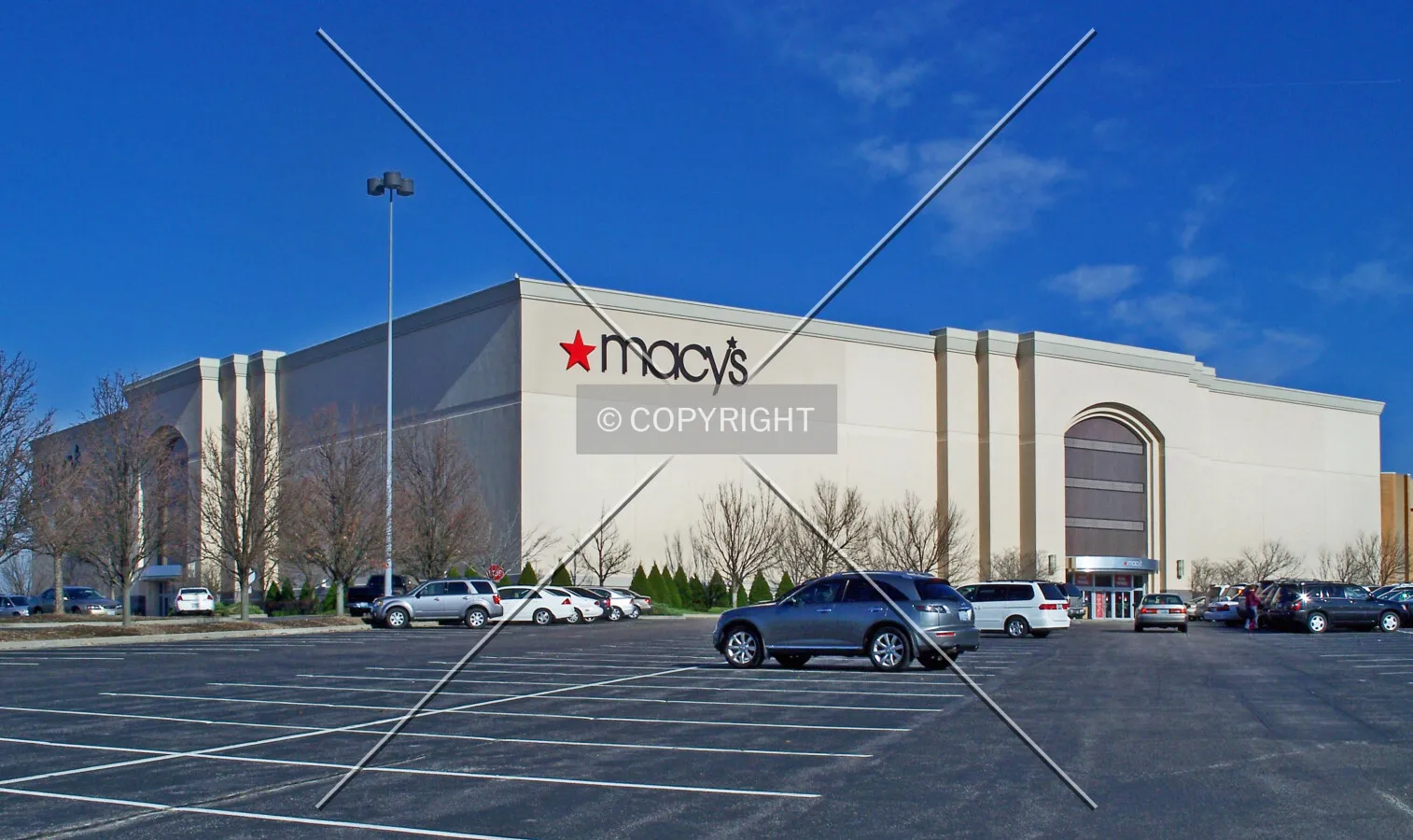 Macy's Department store from the southwest; November 26, 2007