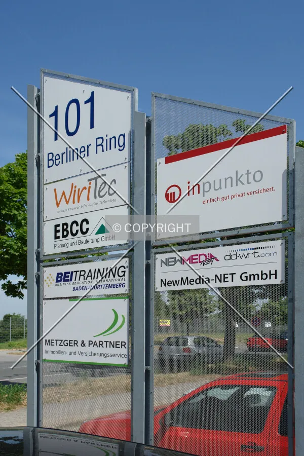 Tenant sign