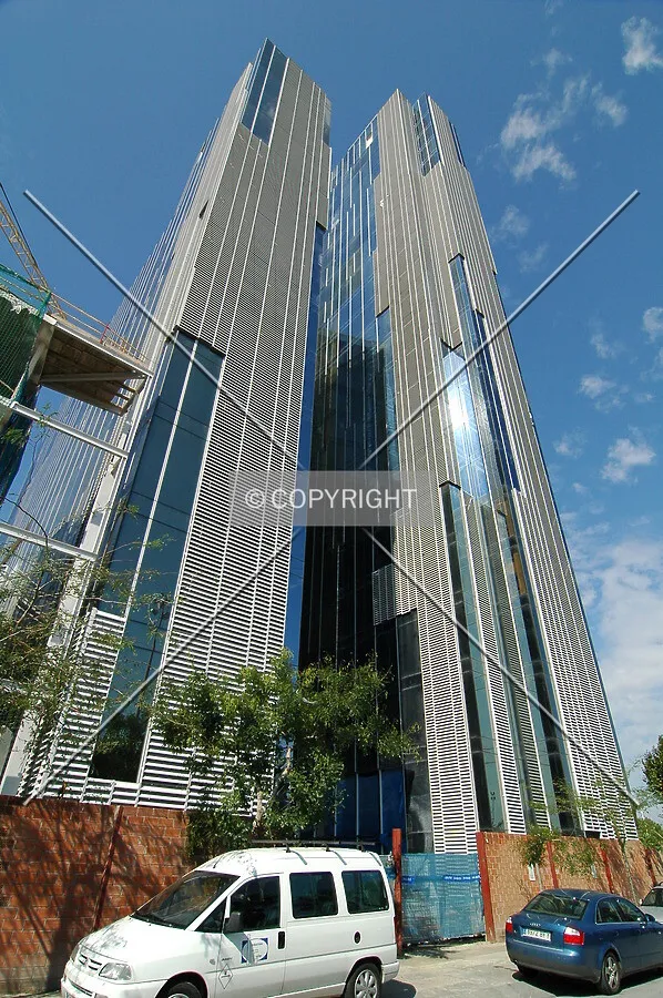 Looking to the sky from the east side