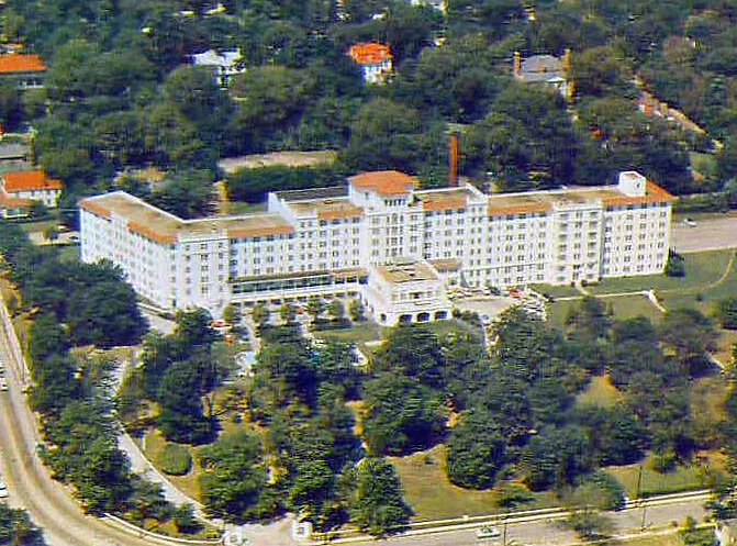 Vintage view from the southeast