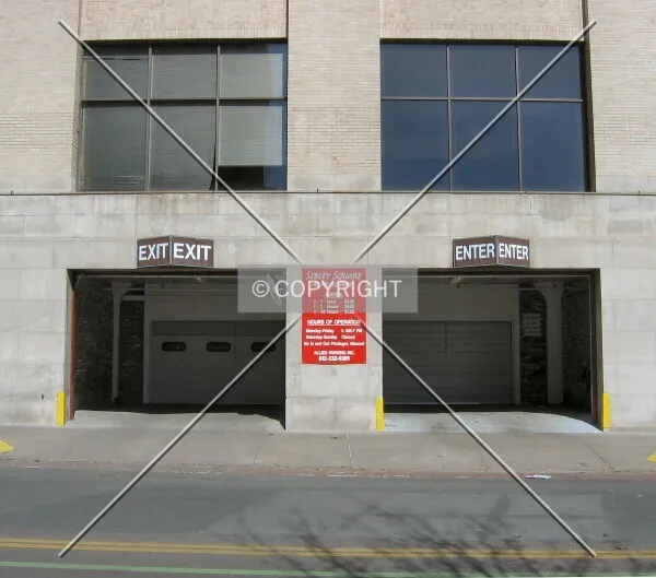 4th Street garage entrance